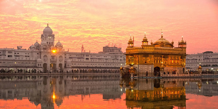 Enjoying the Palki ceremony at Amritsar’s Golden Temple