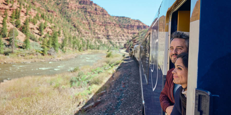 Crossing canyons and mountains on Canyon Spirit