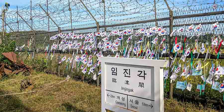 Visiting the Korean Demilitarised Zone